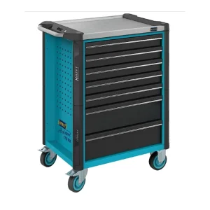 Hazet 7 Drawer Tool Trolley with Stainless Steel Top 179Nx-7