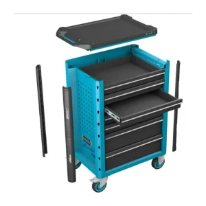 Hazet 6 Drawer Tool Trolley 179N-6 - view 3
