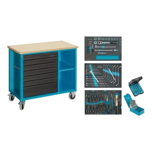 Hazet Mobile Work Bench With Assortment 177W-7/169