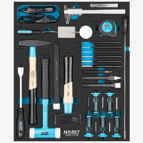 Hazet 30 Piece Hand Tool Set 163D-12/30