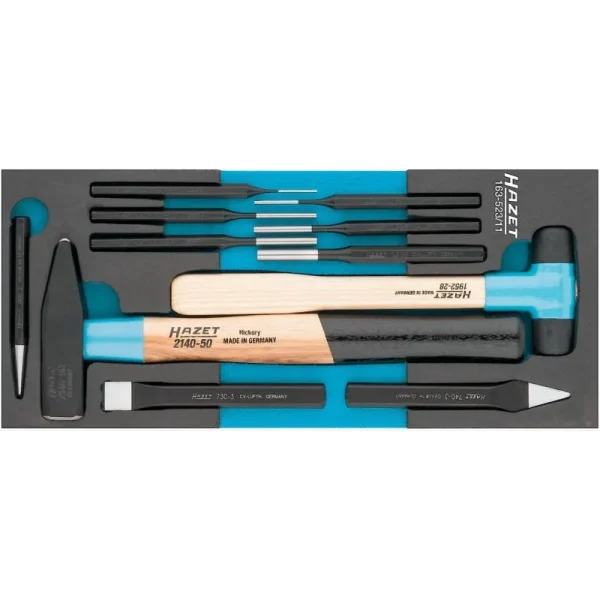 Hazet 11 Piece Hammer and Punch Set 163-523/11