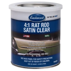 Eastwood 4:1 Rat Rod Satin Clear and Activator Quart Kit - view 2