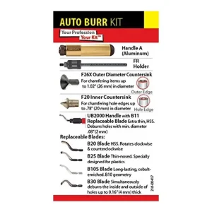 Shaviv Profession Kit – Auto-Burr Finishing and Deburring Kit 154-00052 - view 4