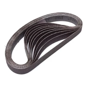 Eastwood 10 Pack 3/4×20-1/2 Aluminum Oxide 80 Grit Abrasive Belts