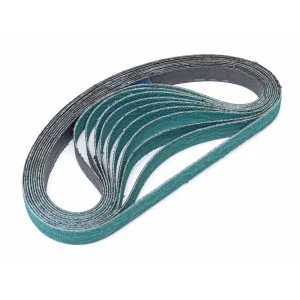 Eastwood 10 Pack 1/2×18 Zirconia 80 Grit Abrasive Belts