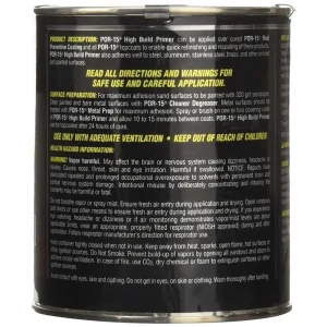 POR15 Gray High Build Primer Quart - view 3