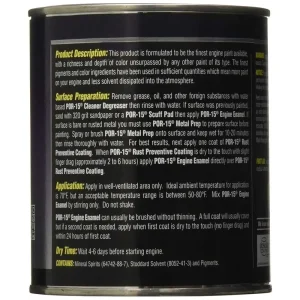 POR15 Engine Enamel Ford Corporate Blue Pint - view 2