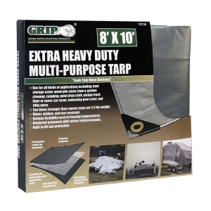 GRIP Extra Heavy Duty Grey Tarps - view 3