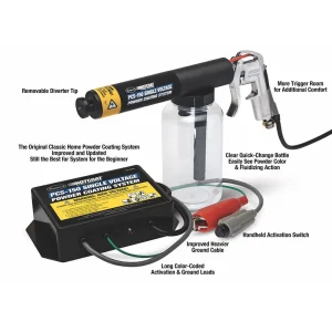 PCS-150 Single Voltage Powder Coating Gun Starter Kit - view 4