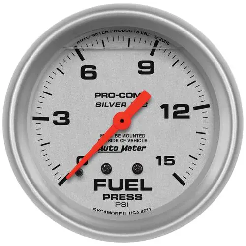 Auto Meter Ultra-Lite 2-5/8 Inch Fuel Pressure Gauge – 4611
