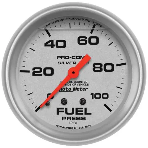 Auto Meter Ultra-Lite 2-5/8 Inch Fuel Pressure Gauge – 4612