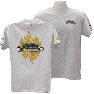 Eastwood Garage Gray T-Shirt Medium - view 2