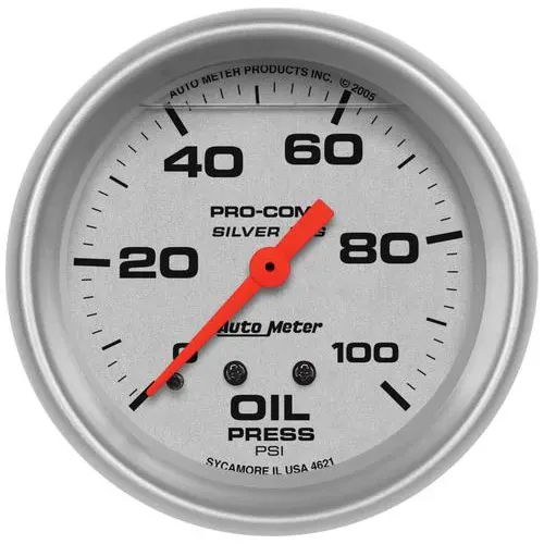 Auto Meter Ultra-Lite 2-5/8 Inch Oil Pressure Gauge – 4621