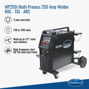 Eastwood MP250i Multi-Process 250 Amp Welder MIG – TIG – ARC - view 4