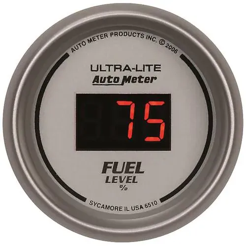 Auto Meter Ultra-Lite 2-1/16 Inch Fuel Level Gauge – 6510