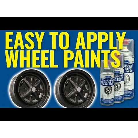 Eastwood 2K AeroSpray Satin Black Rally Wheel Paint