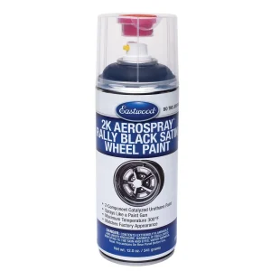 Eastwood 2K AeroSpray Satin Black Rally Wheel Paint - view 4