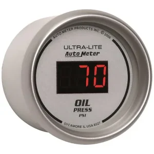 Auto Meter Ultra-Lite 2-1/16 Inch Oil Pressure Gauge – 6527 - view 2