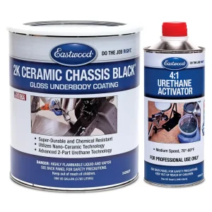 Eastwood 2K Ceramic Chassis Black Gloss Paint (Gallon)