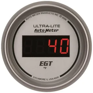 Auto Meter Ultra-Lite 2-1/16 Inch Boost/Pyrometer Gauge – 6545