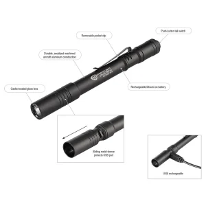 Streamlight Stylus Pro USB with USB Cord and Holster Black 66134 - view 3