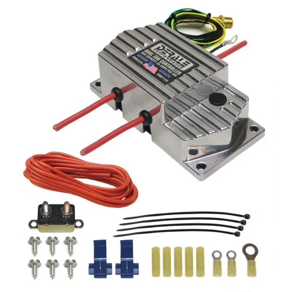 Derale Hi-Amp Adjst. Dual Fan Control (3/8 Inch NPT) 16789