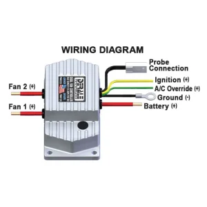 Derale Hi-Amp Adjst. Dual Fan Control (Push-in probe) 16788 - view 3