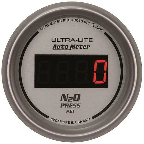 Auto Meter Ultra-Lite 0 To 2000 psi 2-1/16 Inch Nitrous Oxide Pressure Gauge – 6574