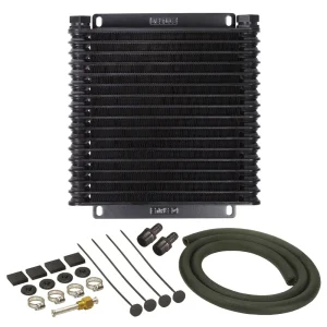 Derale Plate & Fin Trans Cooler Kit (1/2 Inch NPT) 13614