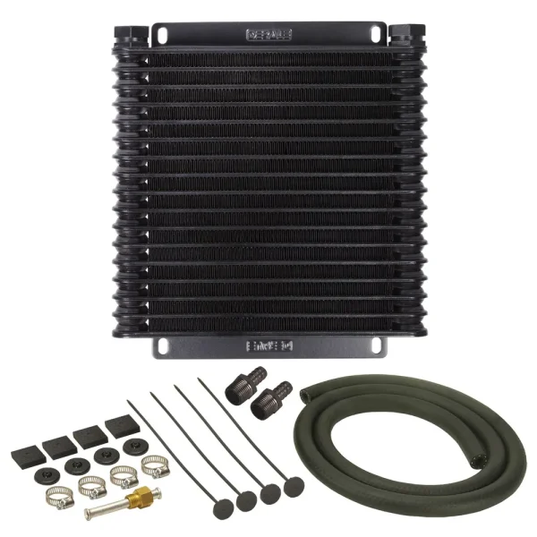 Derale Plate & Fin Trans Cooler Kit (1/2 Inch NPT) 13614
