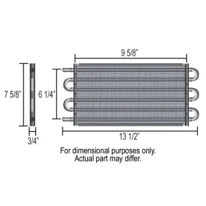 Derale Tube & Fin Cooler (-6AN) 13316 - view 2