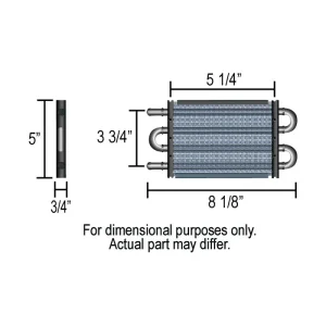 Derale 4-Pass Power Steering Cooler 13212 - view 2