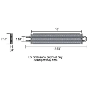 Derale 2-Pass Power Steering Cooler 13200 - view 2