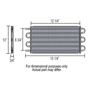 Derale Dyno-Cool Aluminum Trans Cooler 12904 - view 2