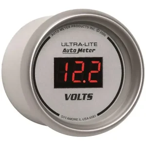 Auto Meter Ultra-Lite 2-1/16 Inch Voltmeter Gauge – 6593 - view 2