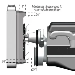 Derale Fan Spacer – 1 Inch (Female 5/8-3/4 pilot) 31510 - view 3