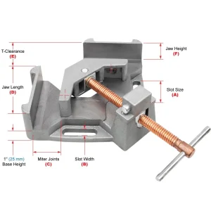 Strong Hand Tools Deluxe 2-Axis Welders Angle Clamp; 3.75 Inchcapacity WAC35D