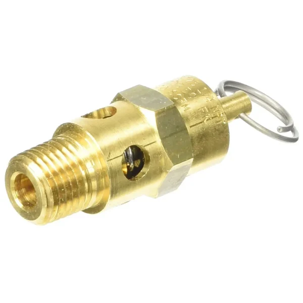 Milton 1090-70 1/4″ MNPT ASME Safety Valve – 70 PSI Pop off Pressure