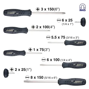 Vessel ARMOR Screwdriver 8 Pc Set (550A8PTU) - view 3