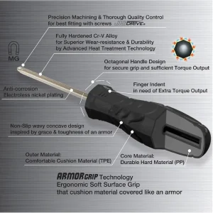 Vessel ARMOR Screwdriver 8 Pc Set (550A8PTU) - view 4