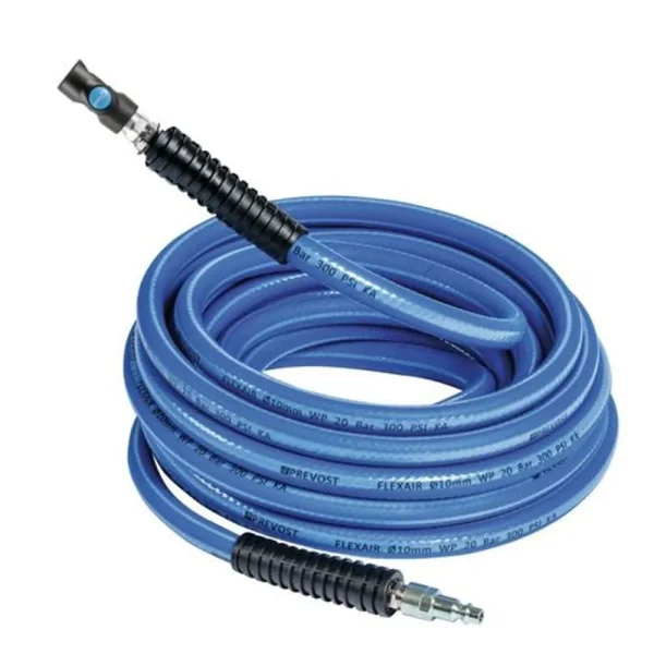 Prevost 3/8 ID x 50′ Flexair Hose with Safety Coupling -High Flow (RST RESB3850)