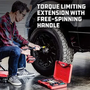 Powerbuilt 240258 8 Piece Torque Limiting Extension Bar and Socket Set - view 4