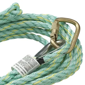 PeakWorks V84013075 Premium Vertical Lifeline, 5/8″ Rope – 75 FT – Carabiner - view 2