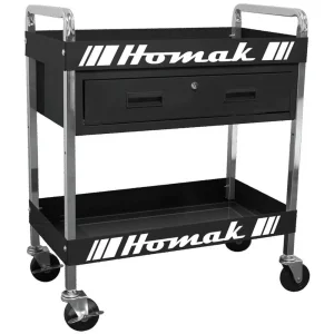 Homak 30″ 1-Drawer Service Cart with Locking Top (BK06030210)