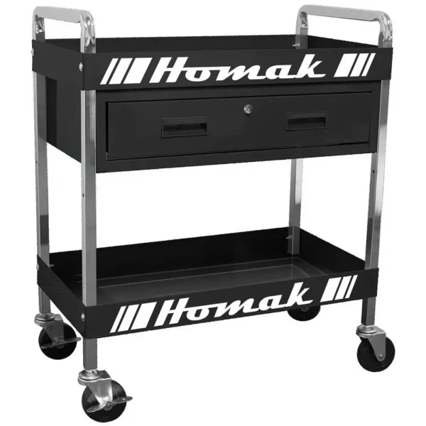 Homak 30″ 1-Drawer Service Cart with Locking Top (BK06030210)