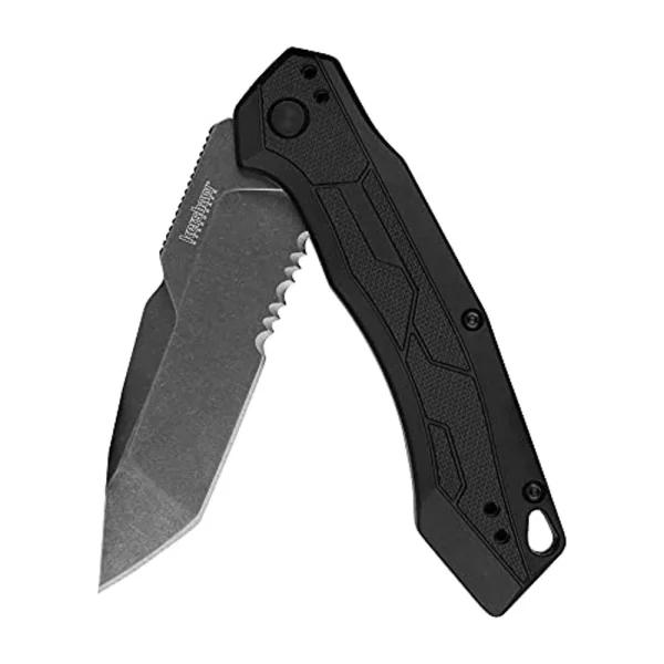 Kershaw 2062ST Analyst Tanto Pocket Knife, 3.25-in. Blade, SpeedSafe, Black