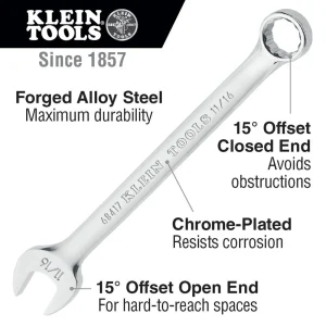 Klein Tools 68404 Combination Wrench Set, 12-Piece - view 2