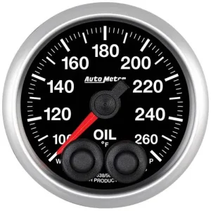 Auto Meter Elite 2-5/16 Inch Oil Temperature Gauge – 5638