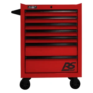 Homak RS PRO 27-Inch 7-Drawer Roller Cabinet, Red (RD04027770)