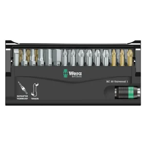 Wera 05056440001 Bit-Check 30 Universal 1 Rapidaptor holder & Bit Set (30-Piece) - view 2